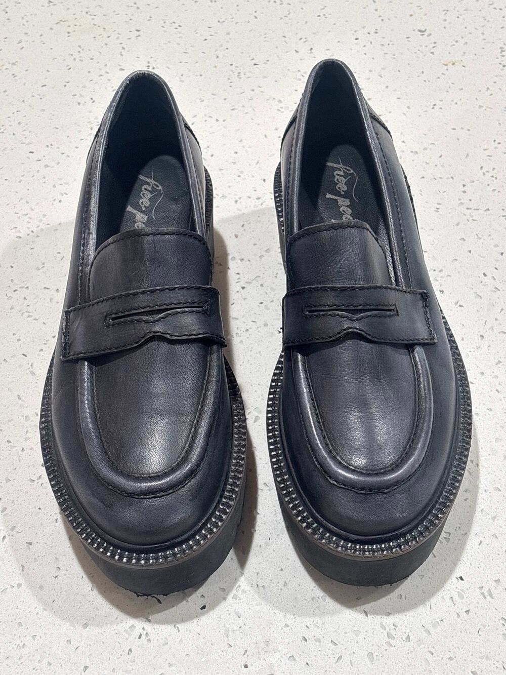 Blackish gray Free people women’s loafers size 8.5